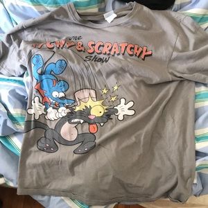 Itchy and scratchy shirt